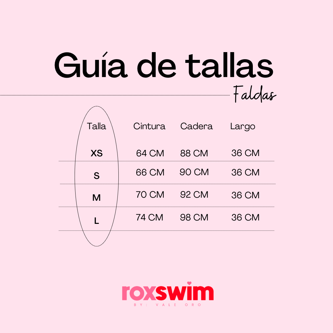 Falda girly rosa