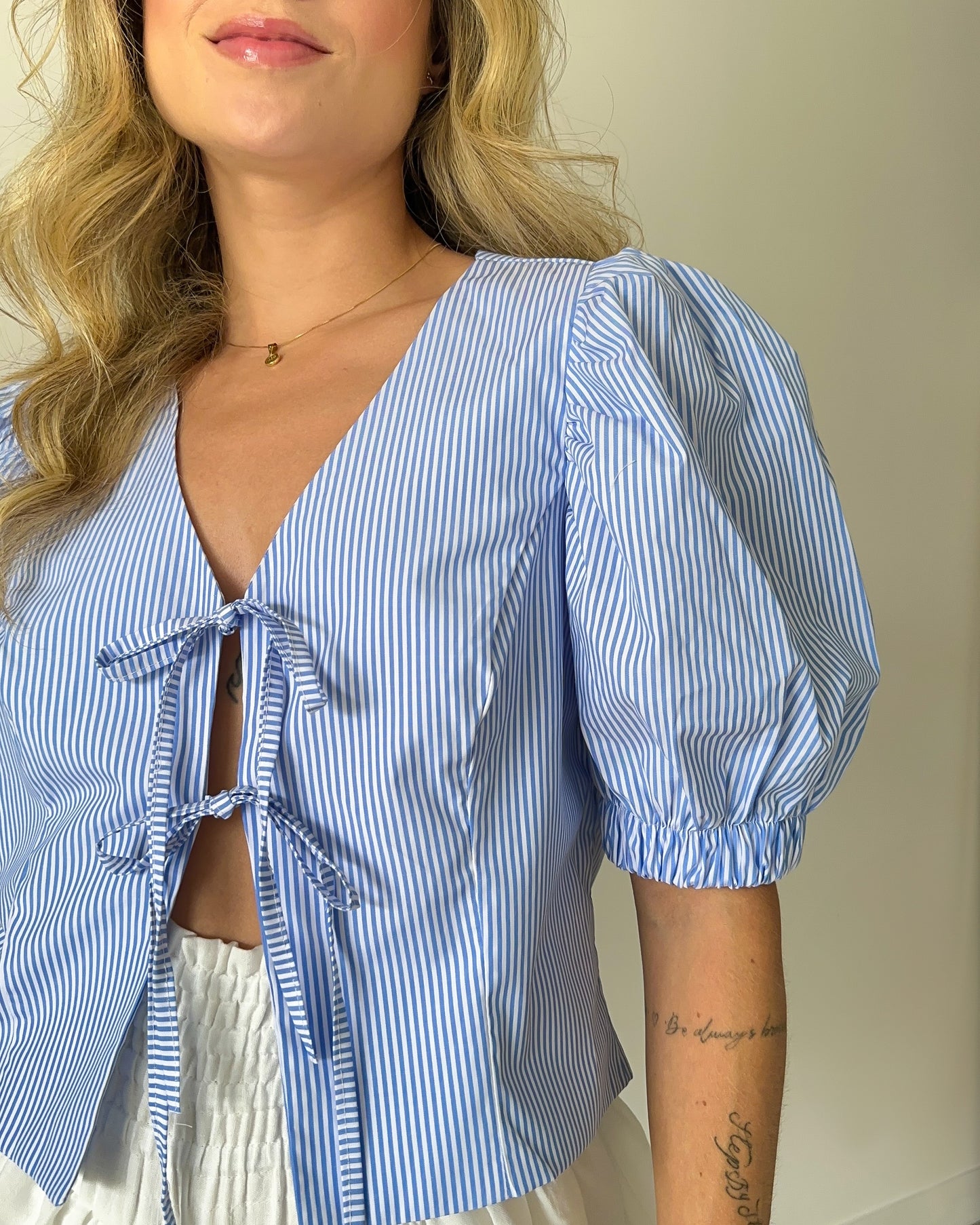 Camisa Polly Baby Blue