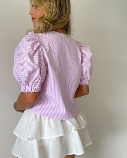 Camisa Polly Rosa Pastel